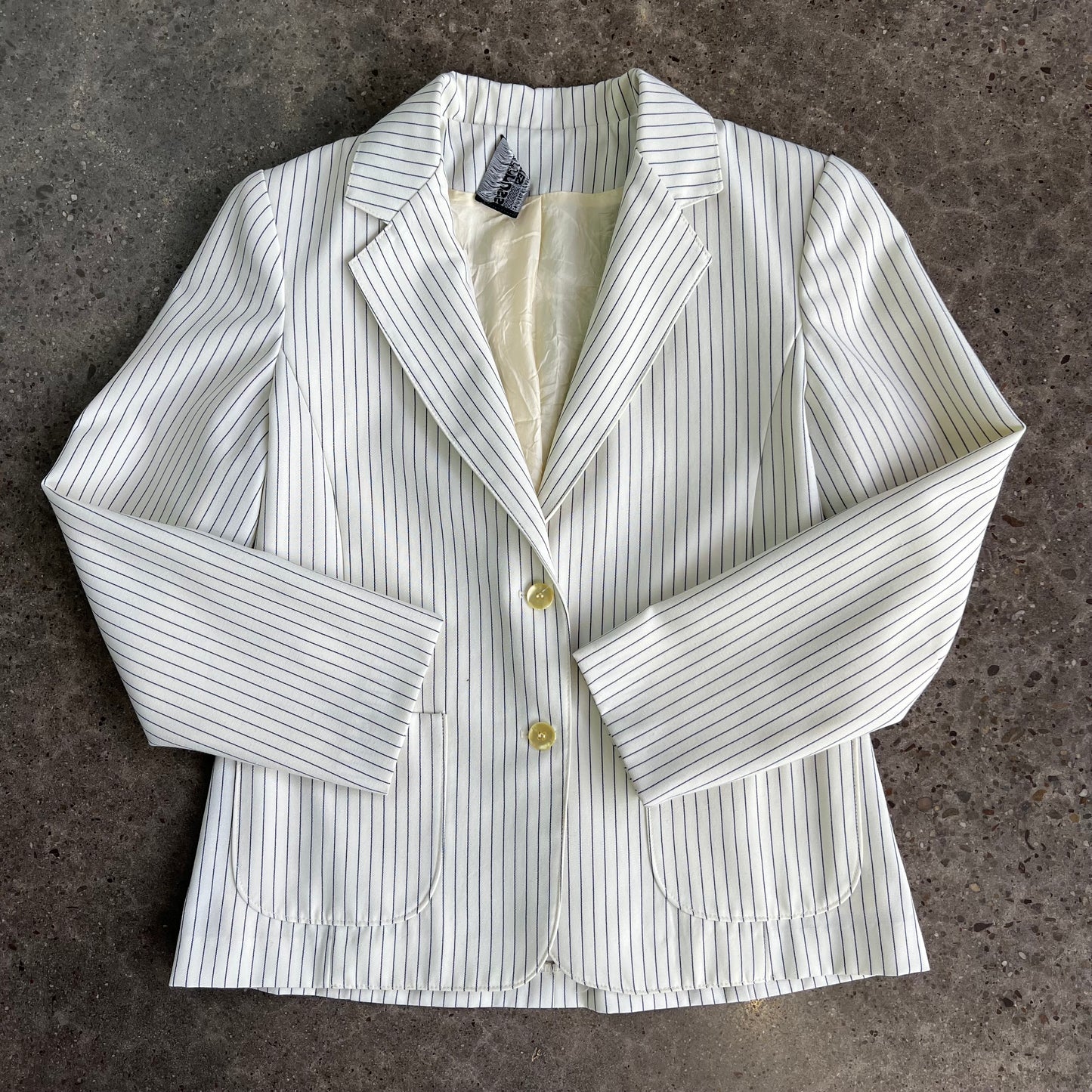 Vintage Russ Pinstripe Blazer