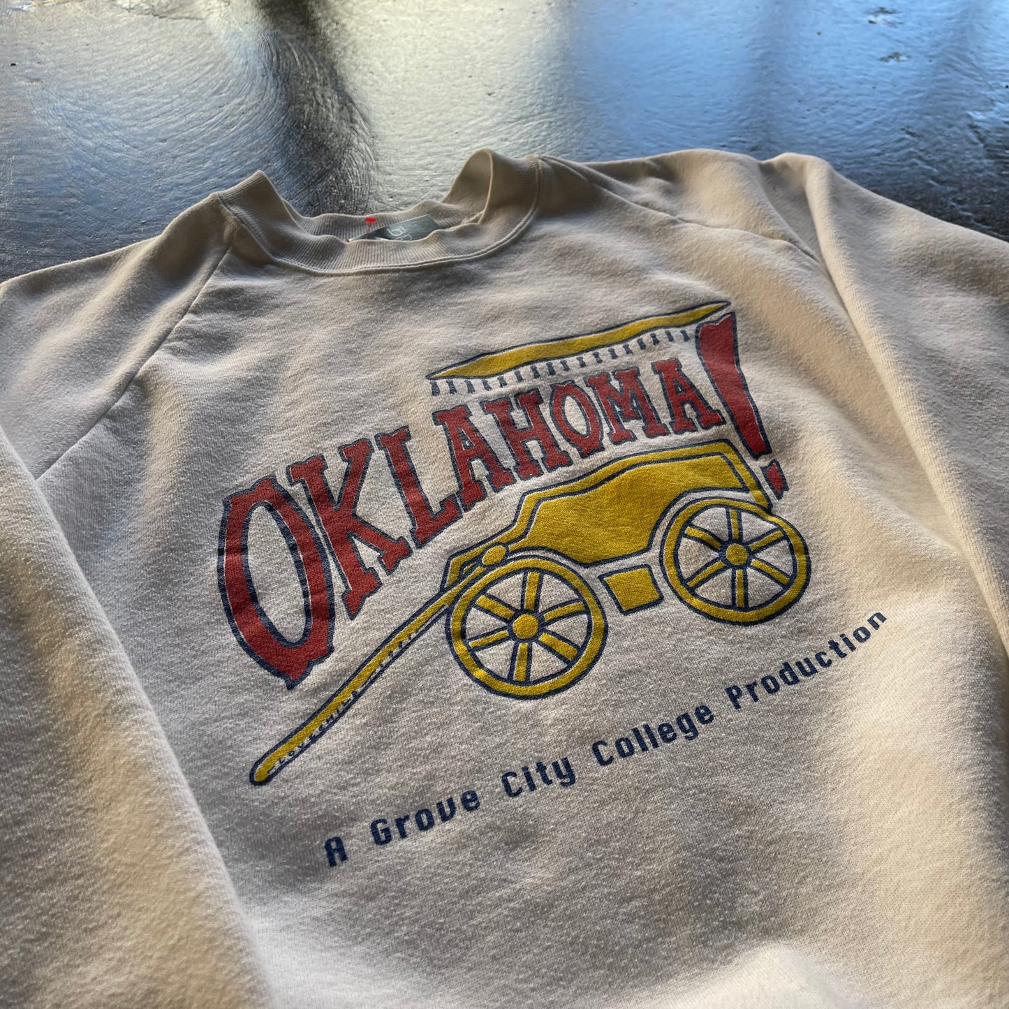 Vintage Grove City Oklahoma Crewneck