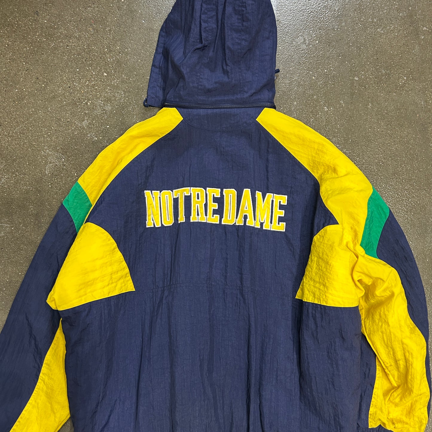 Vintage Notre Dame Fighting Irish Puffer Jacket