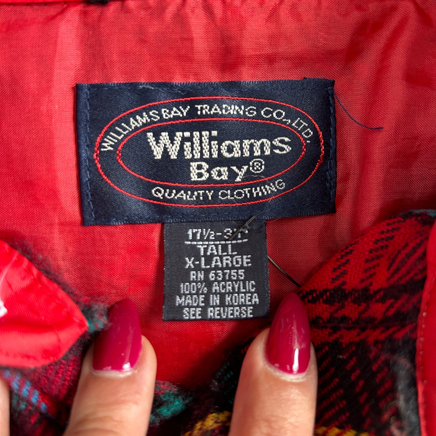 Vintage Plaid Williams Bay Snap Front Flannel