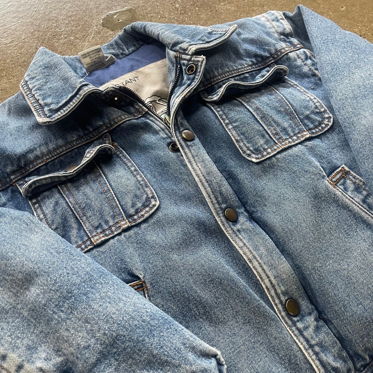 Vintage Clipper Mist Jean Jacket
