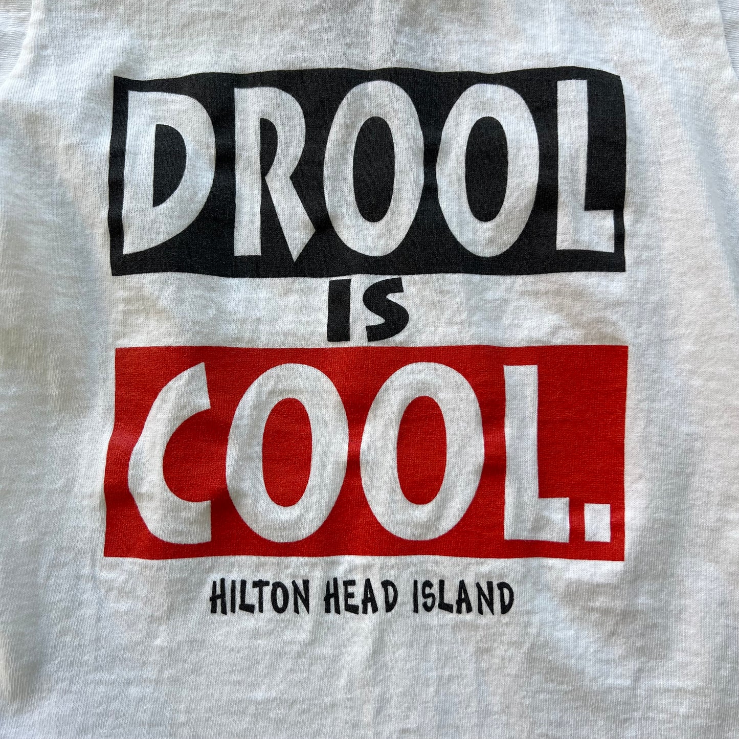 Vintage Drool Is Cool Baby Tee
