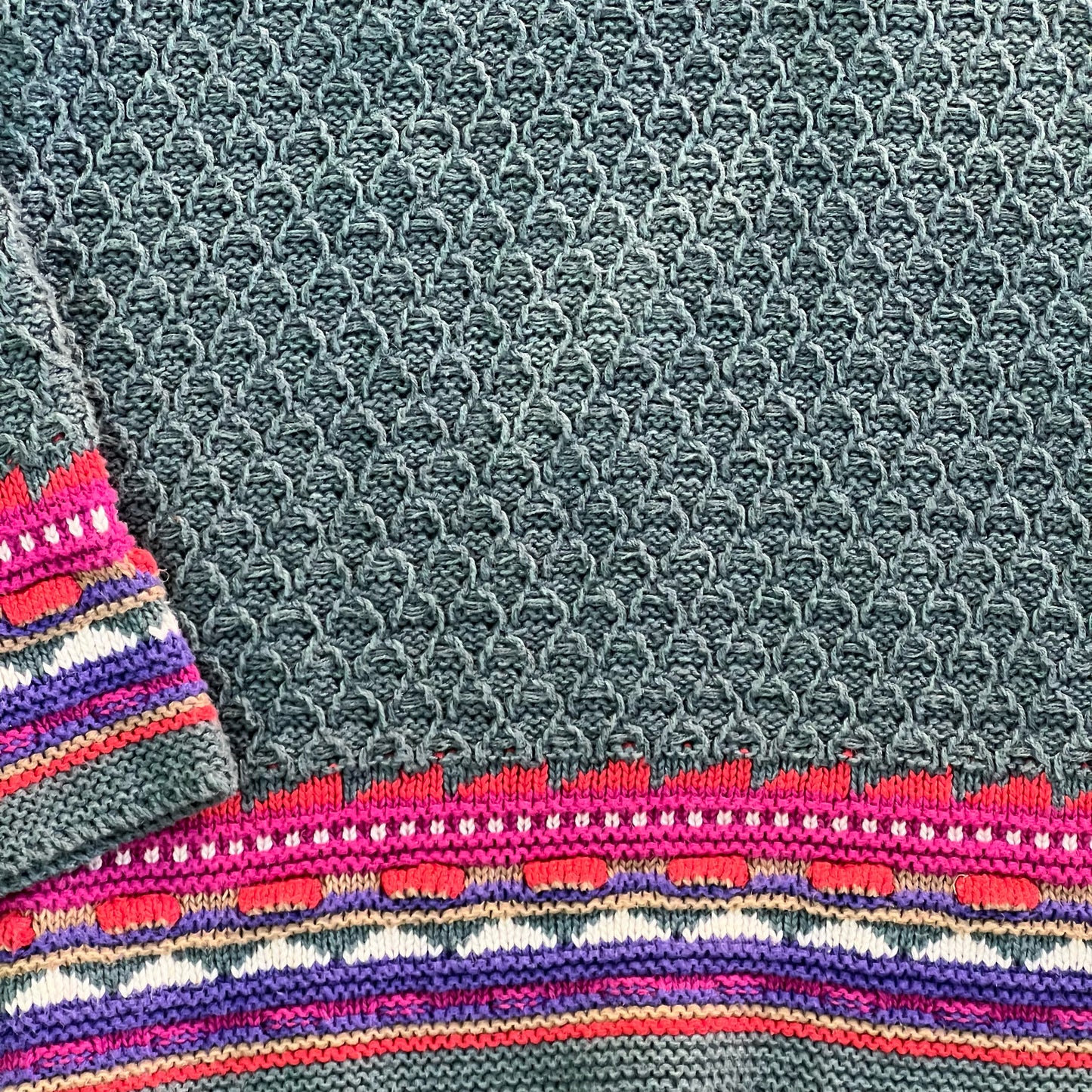 Vintage 1992 Segrets Patterned Sweater