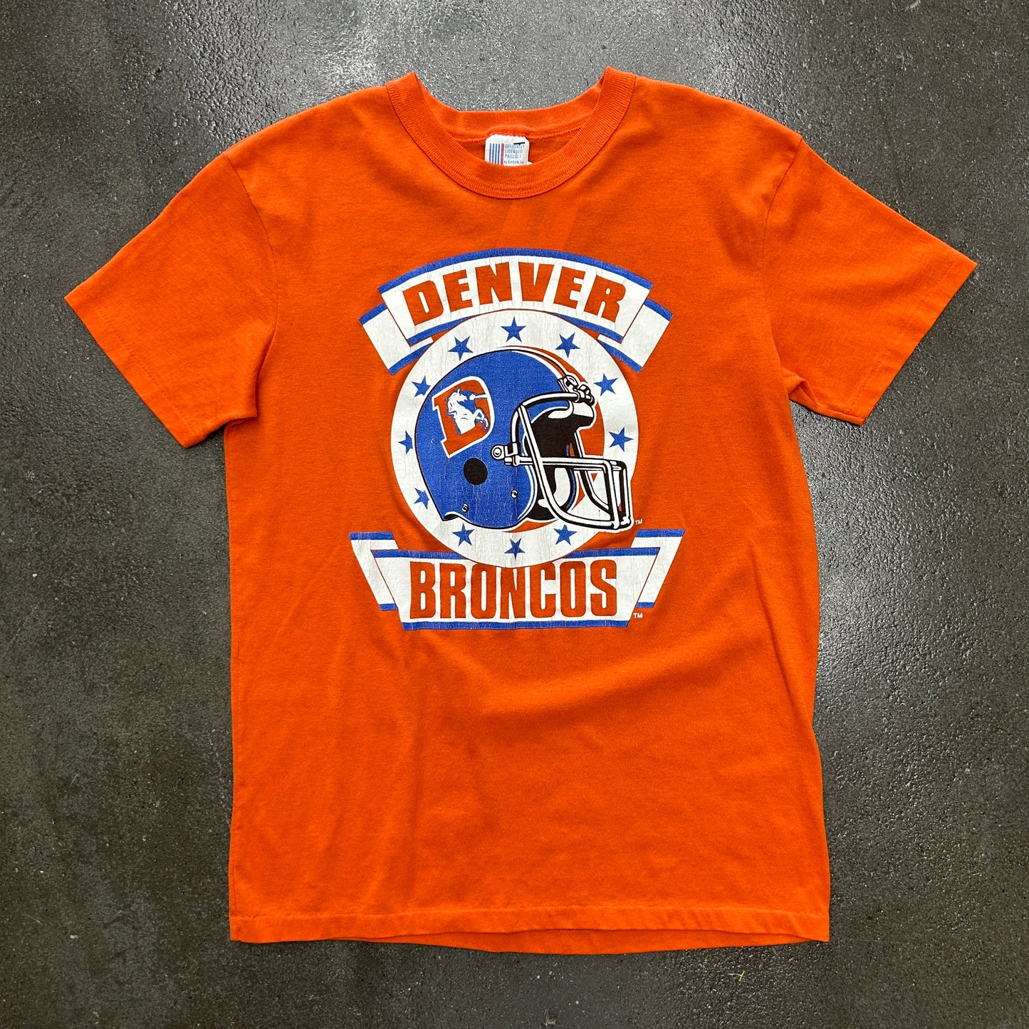 Vintage Single Stitch Denver Broncos NFL Football Tee