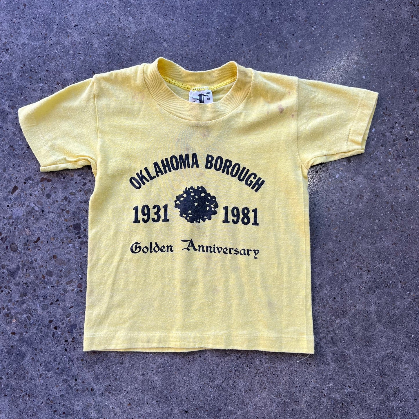 Vintage 1981 Oklahoma Borough Baby Tee