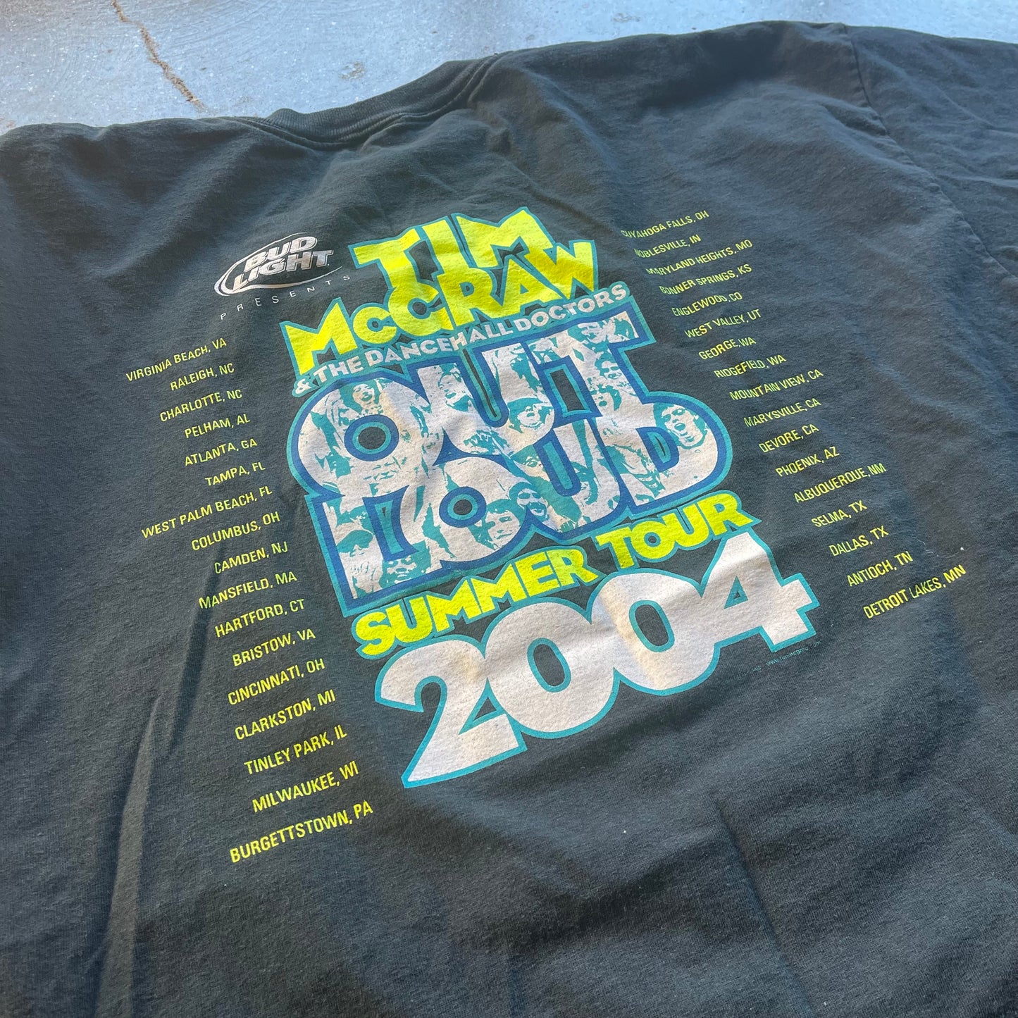 Vintage 2004 Tim McGraw Band Tee