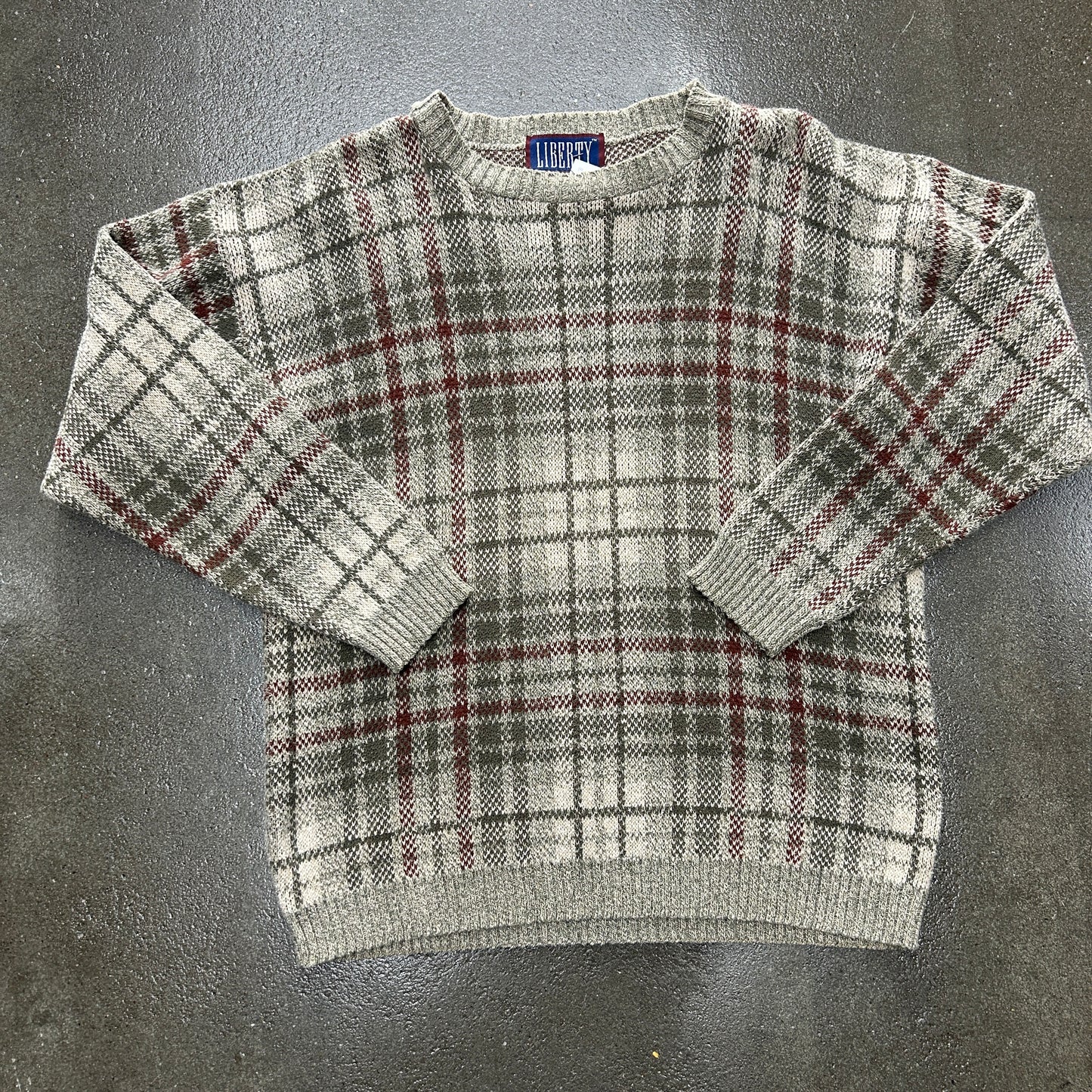 Vintage Liberty Plaid Sweater