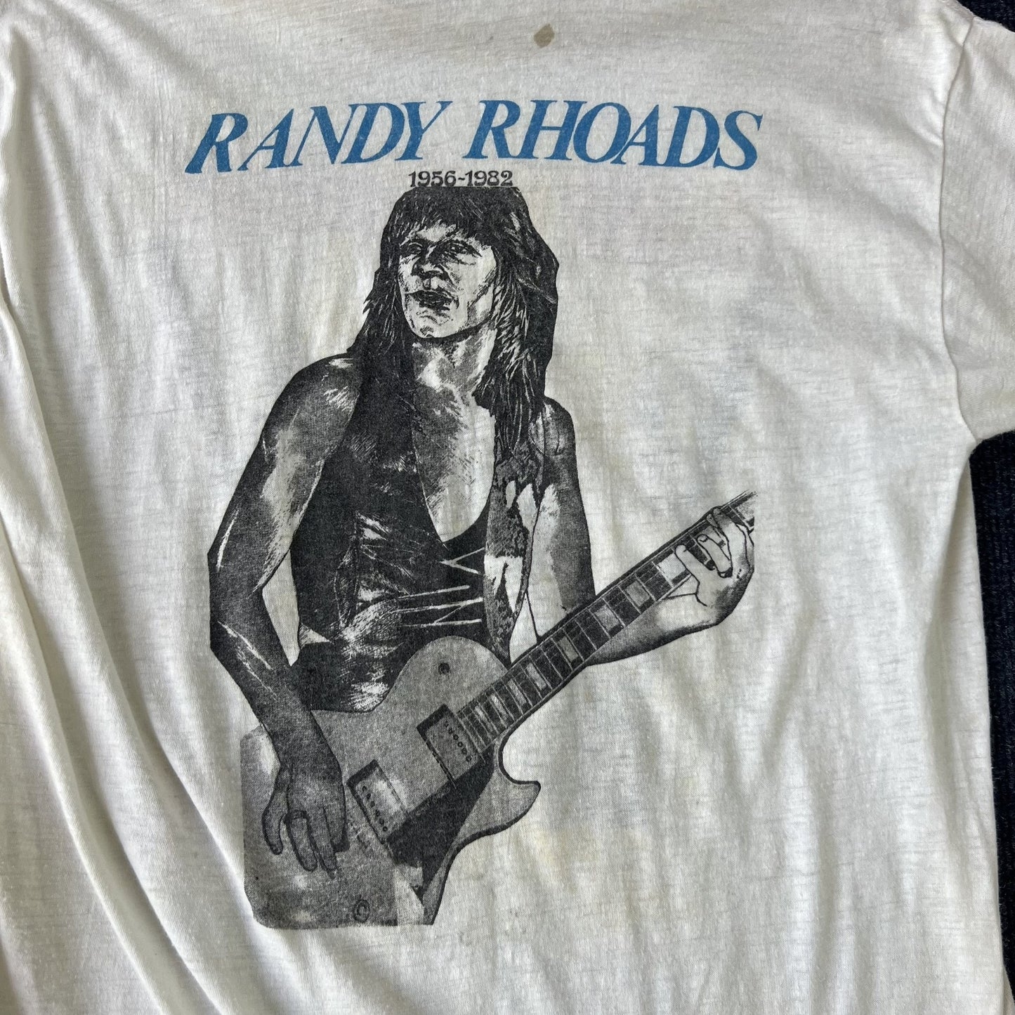 Vintage 80s Randy Rhoads Memorial Tee