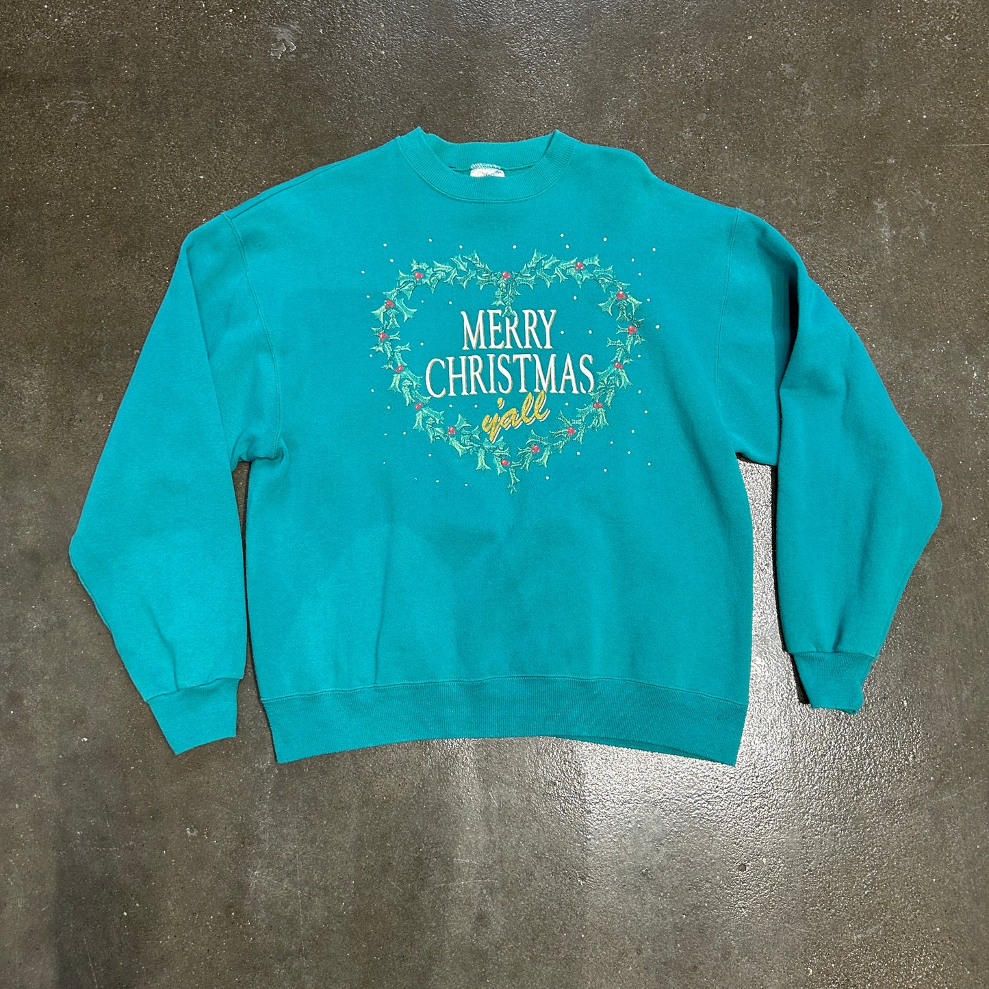 Vintage Merry Christmas Y'all Crewneck
