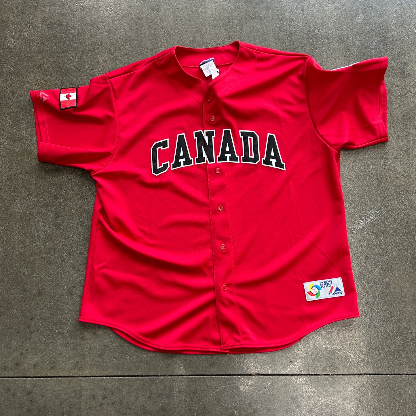 Vintage 2006 World Baseball Classic Canada Majestic Jersey
