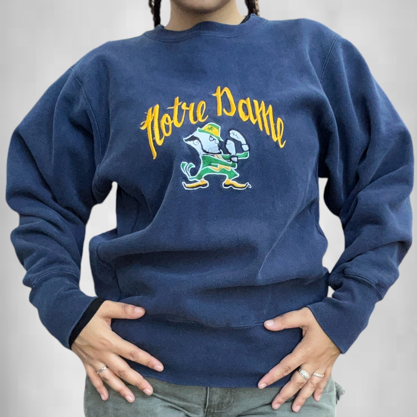 Vintage Champion Reverse Weave Notre Dame Crewneck
