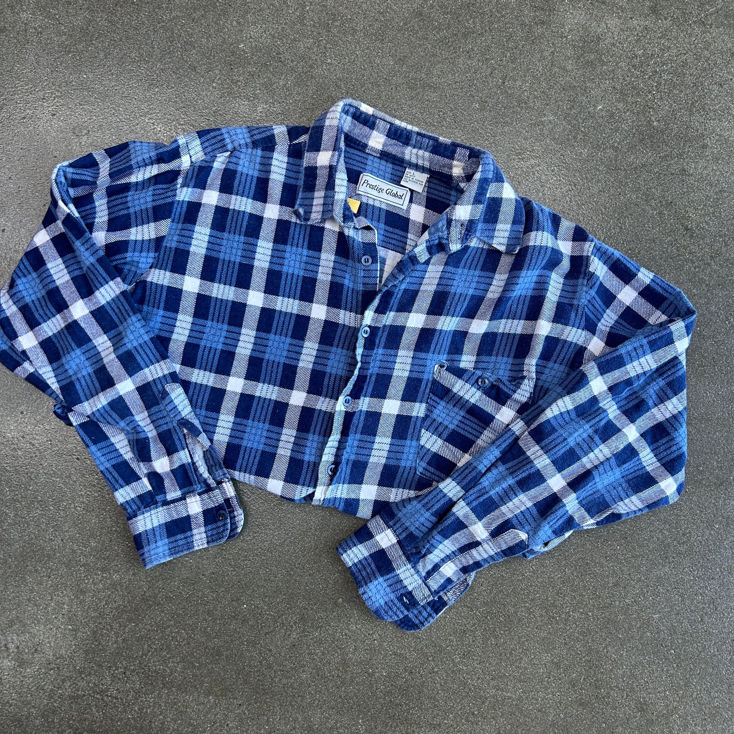 Vintage Prestige Gold Button Up Flannel
