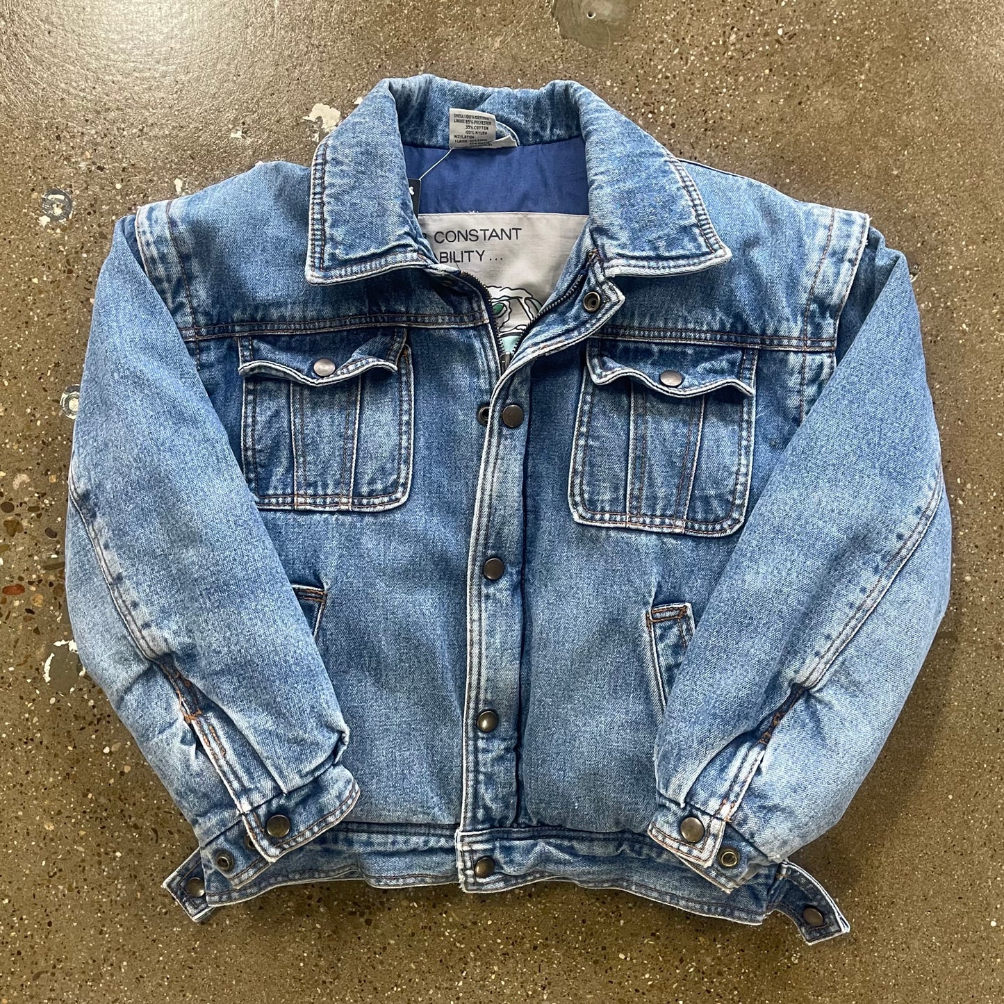 Vintage Clipper Mist Jean Jacket