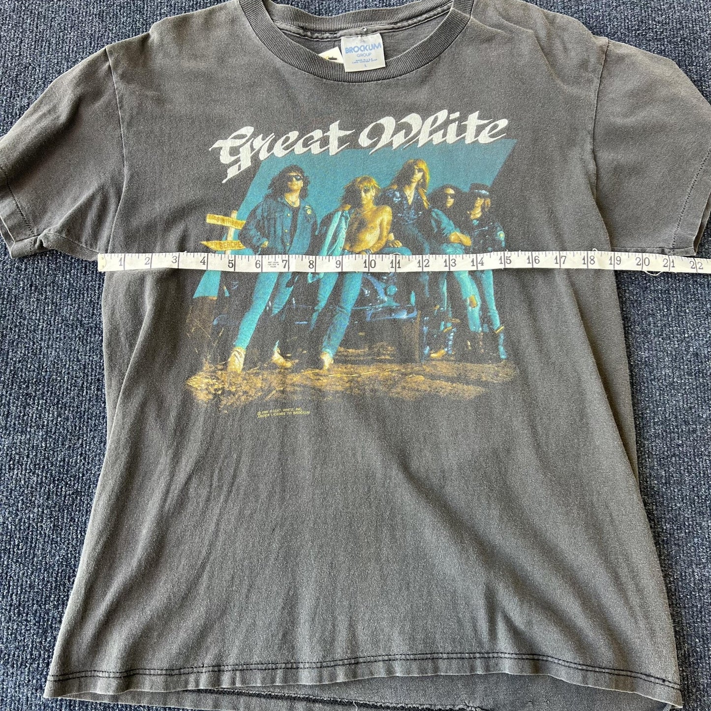 Vintage 80s Great White Band Tee