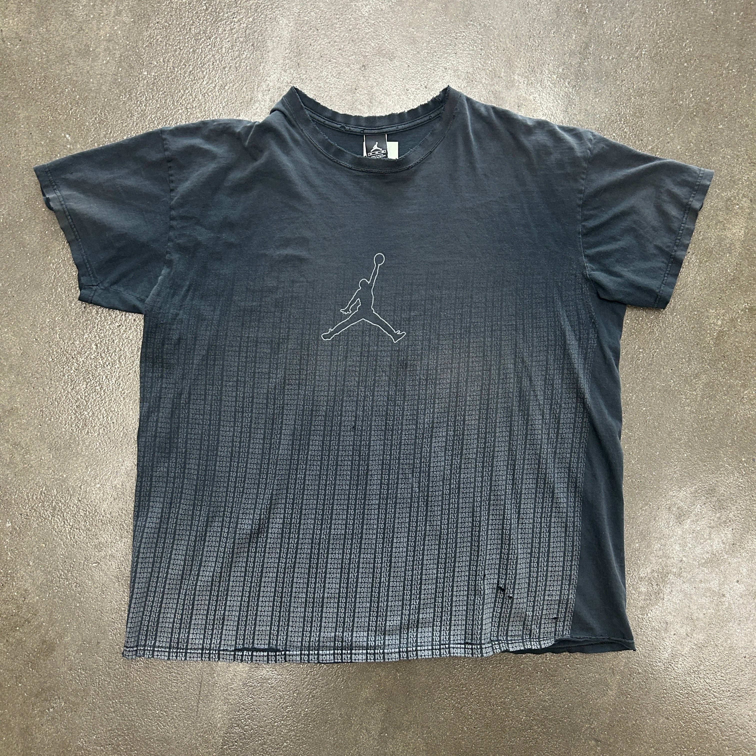 Y2K Air Jordan newest Black Short Sleeve Tee Shirt