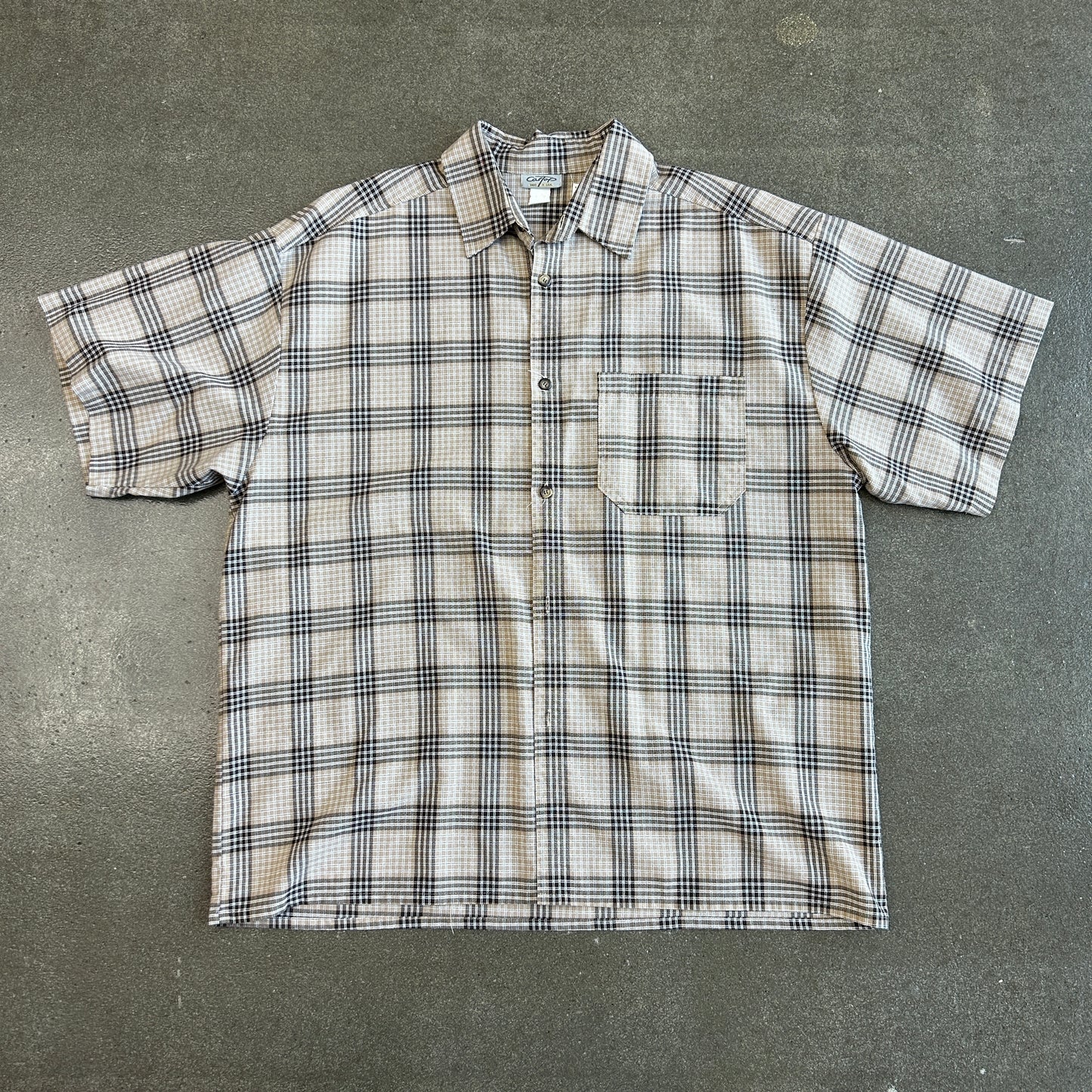 Vintage Caltpop Short Sleeve Flannel