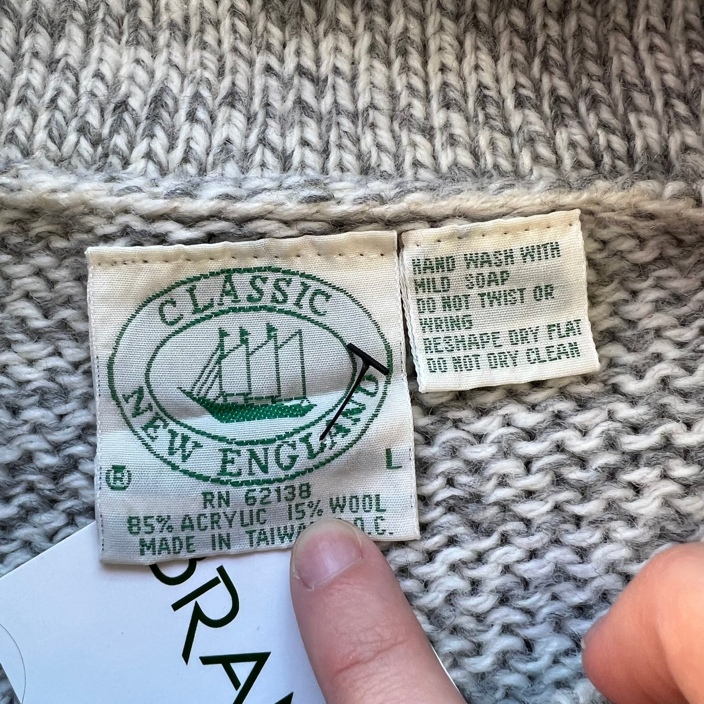Vintage Classic New England Sweater