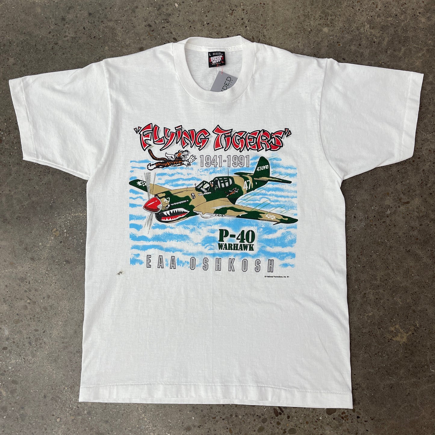 Vintage Flying Tigers P-40 Warhawk Tee