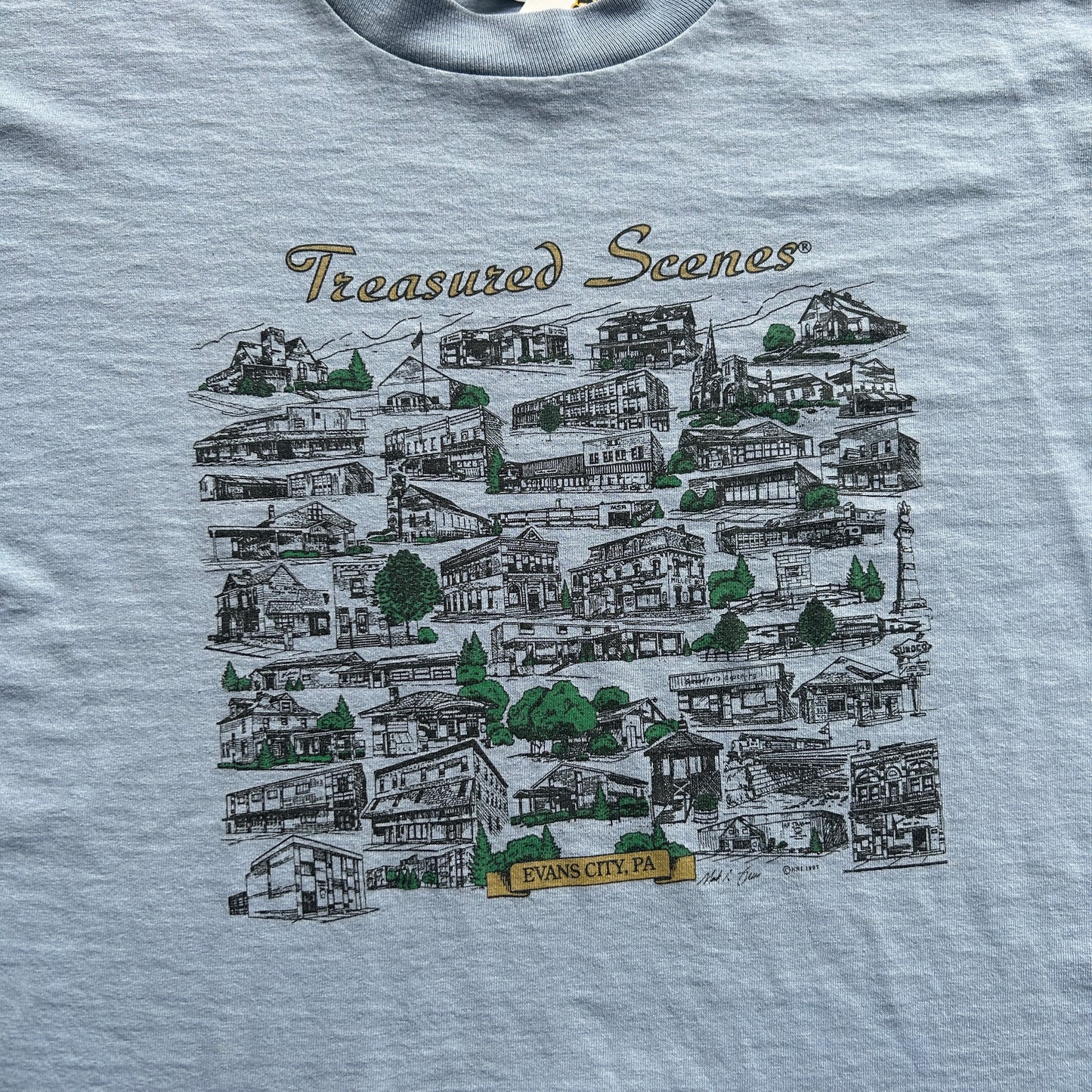 Vintage 90s Evans City, PA Tshirt