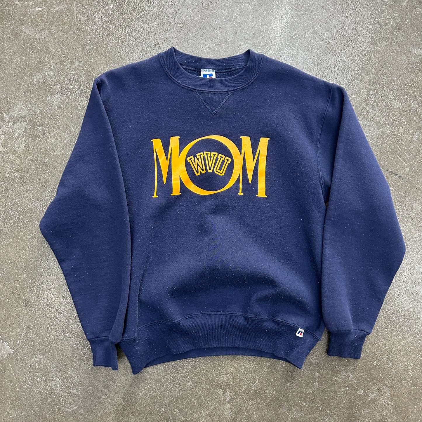 Vintage Russell Athletic WVU Mom Sweatshirt