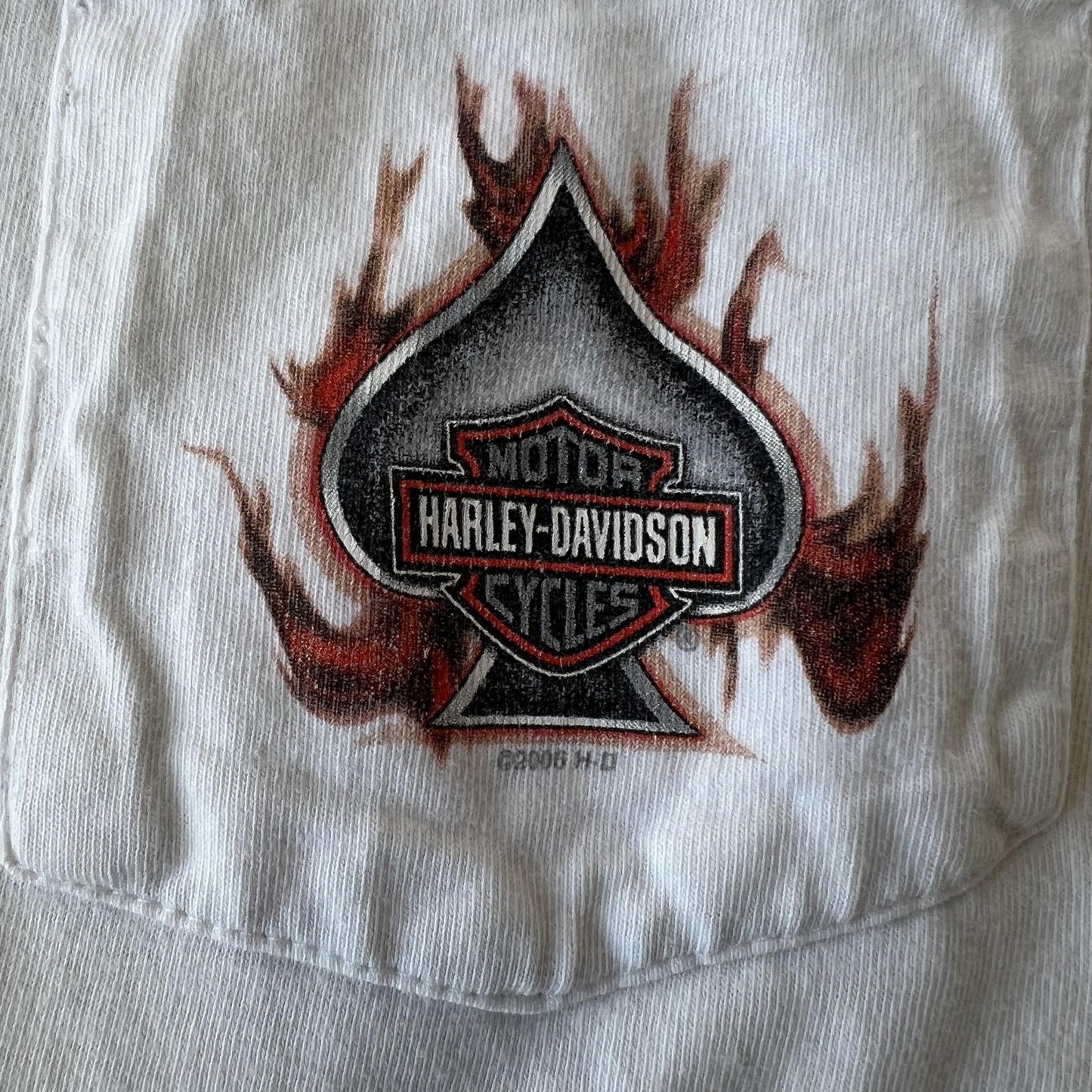 Vintage 2006 Harley Flame Spade Long Sleeve