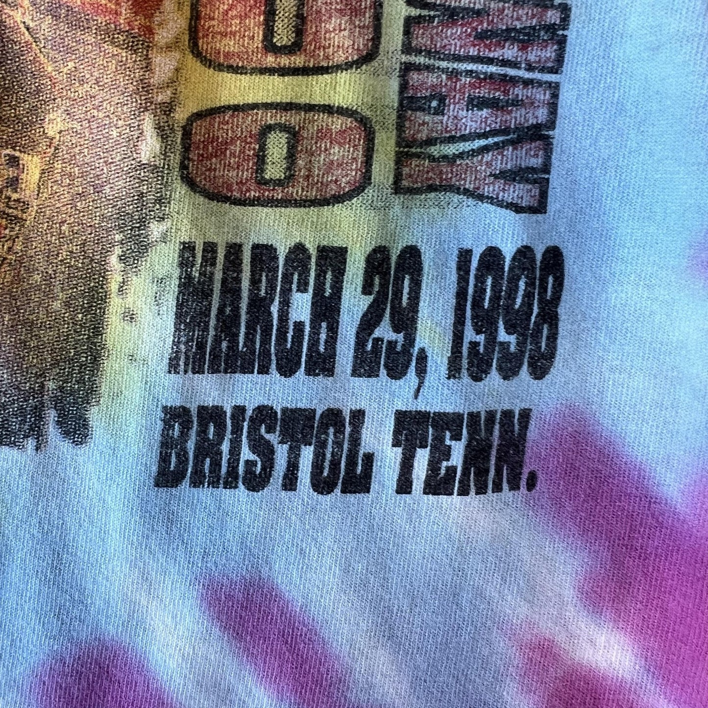 Vintage 90s Nascar 50th Anniversary Bristol Tee
