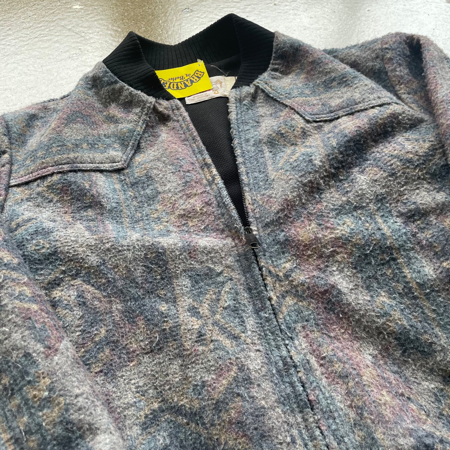 Vintage Saddle King Western Aztec Jacket