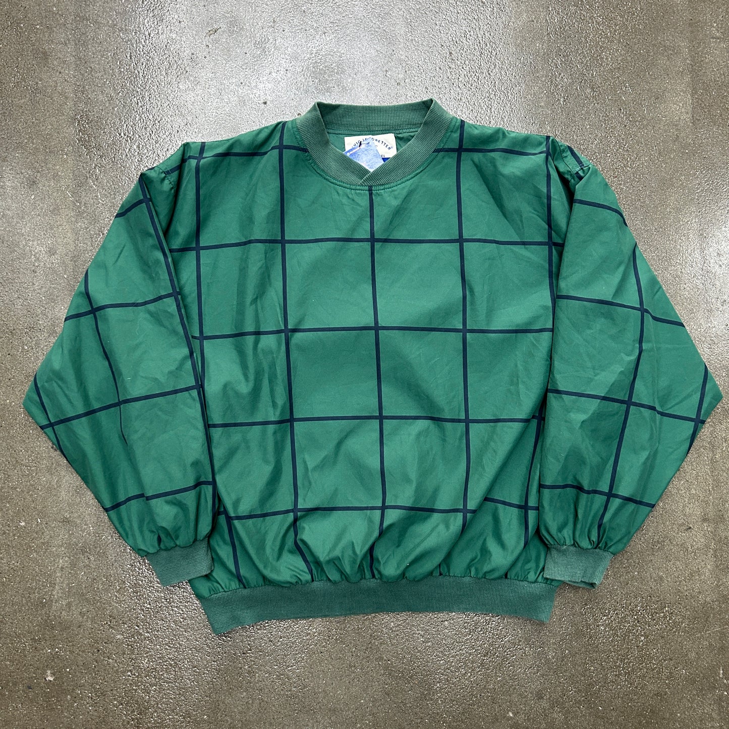 Vintage David Leadbetter Windbreaker Crewneck