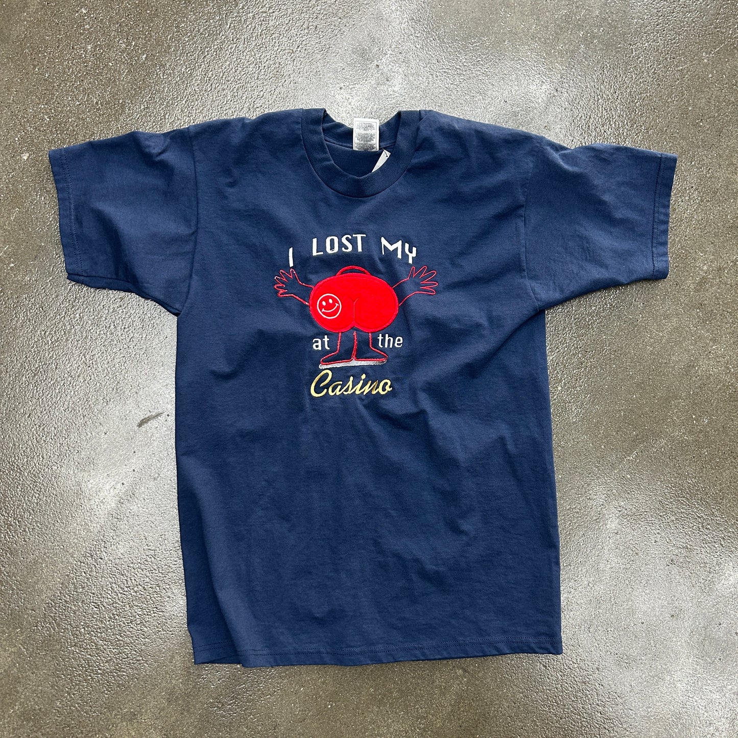 Vintage I Lost At The Casino Funny Tee