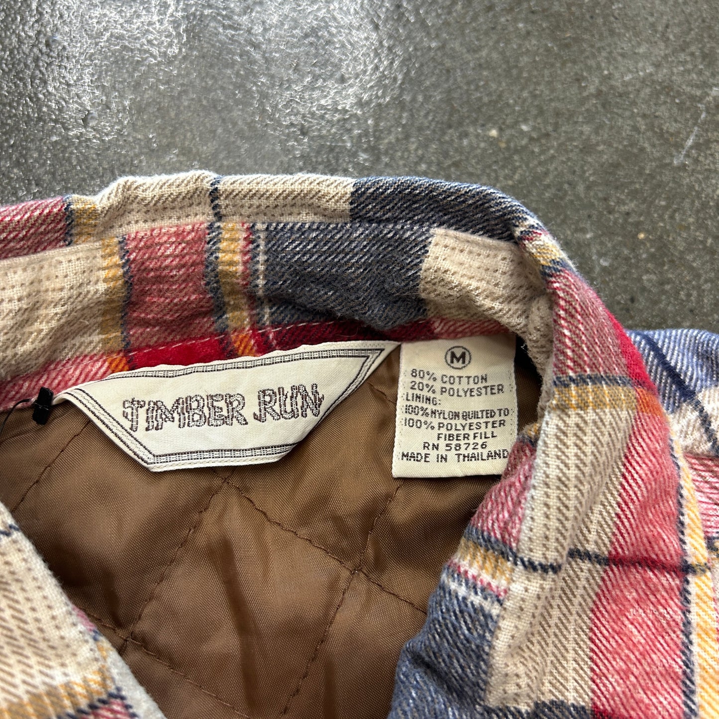 Vintage Timber Run Quilted Flannel