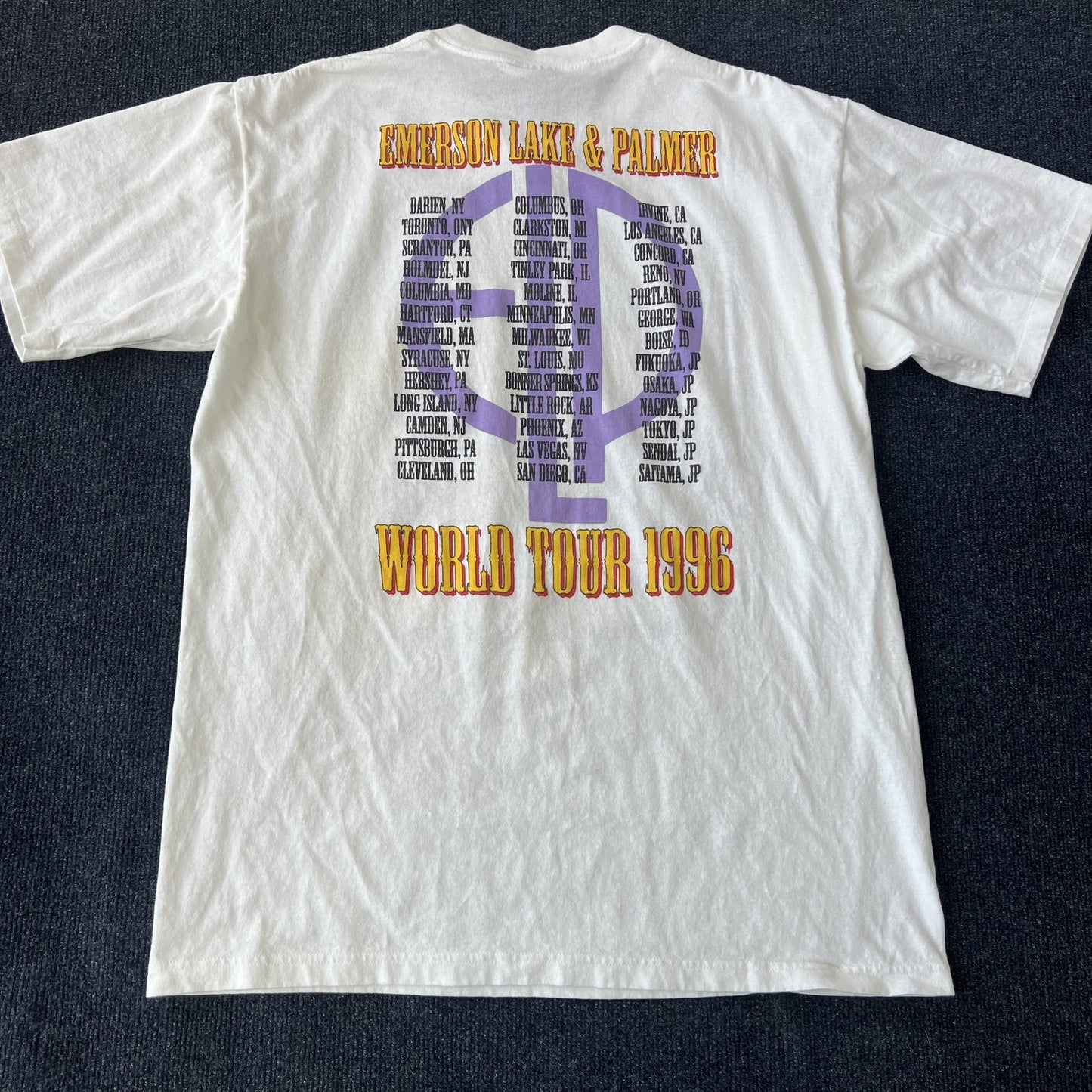 Vintage Emerson Lake & Palmer Black Moon Tour Tee