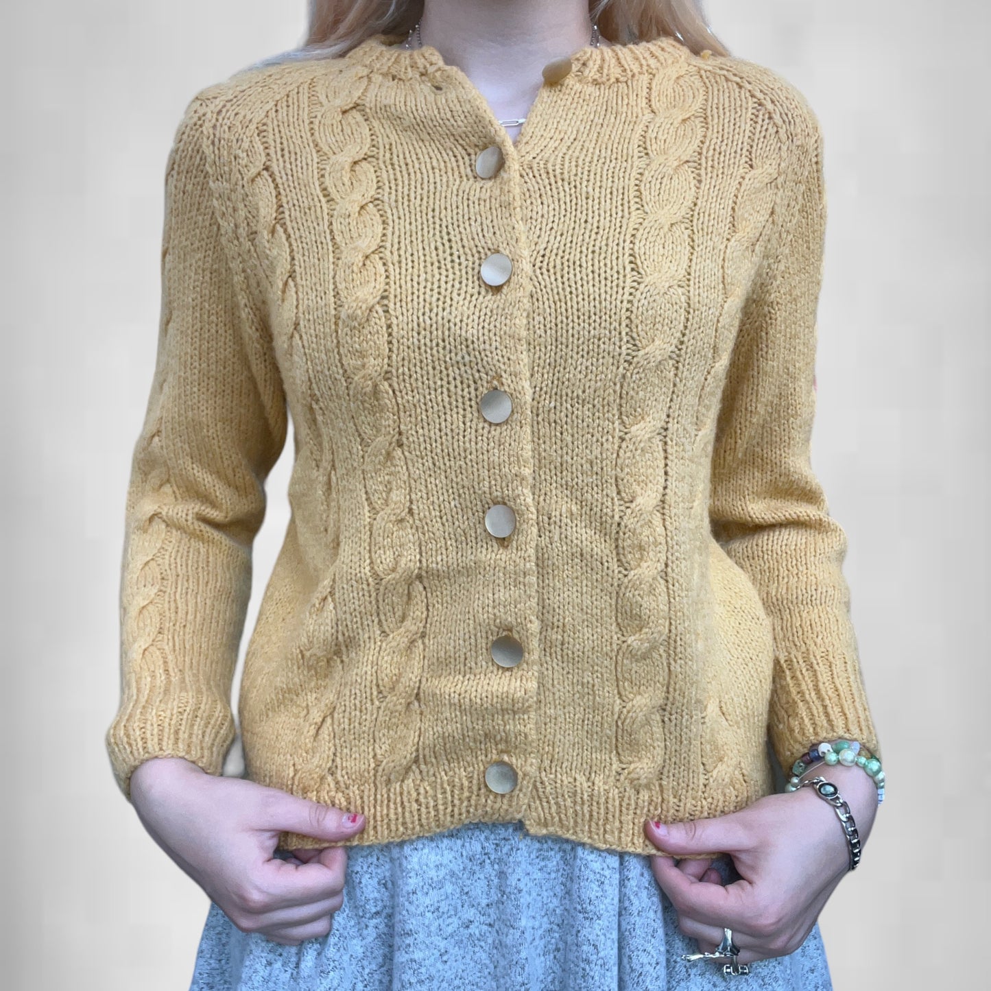 Vintage Wool Cardigan Sweater