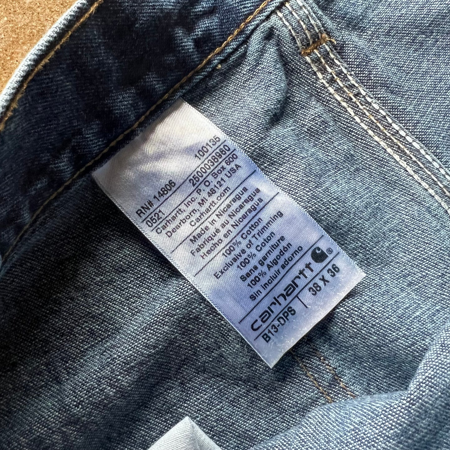 Vintage Carhartt Carpenter Jeans 36x33