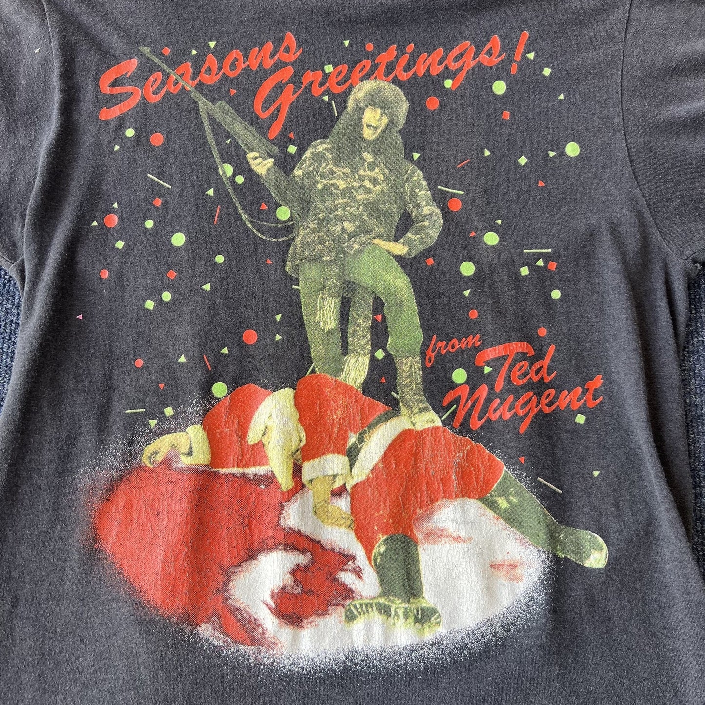 Vintage 90s Ted Nugent Whiplash Bash Tee