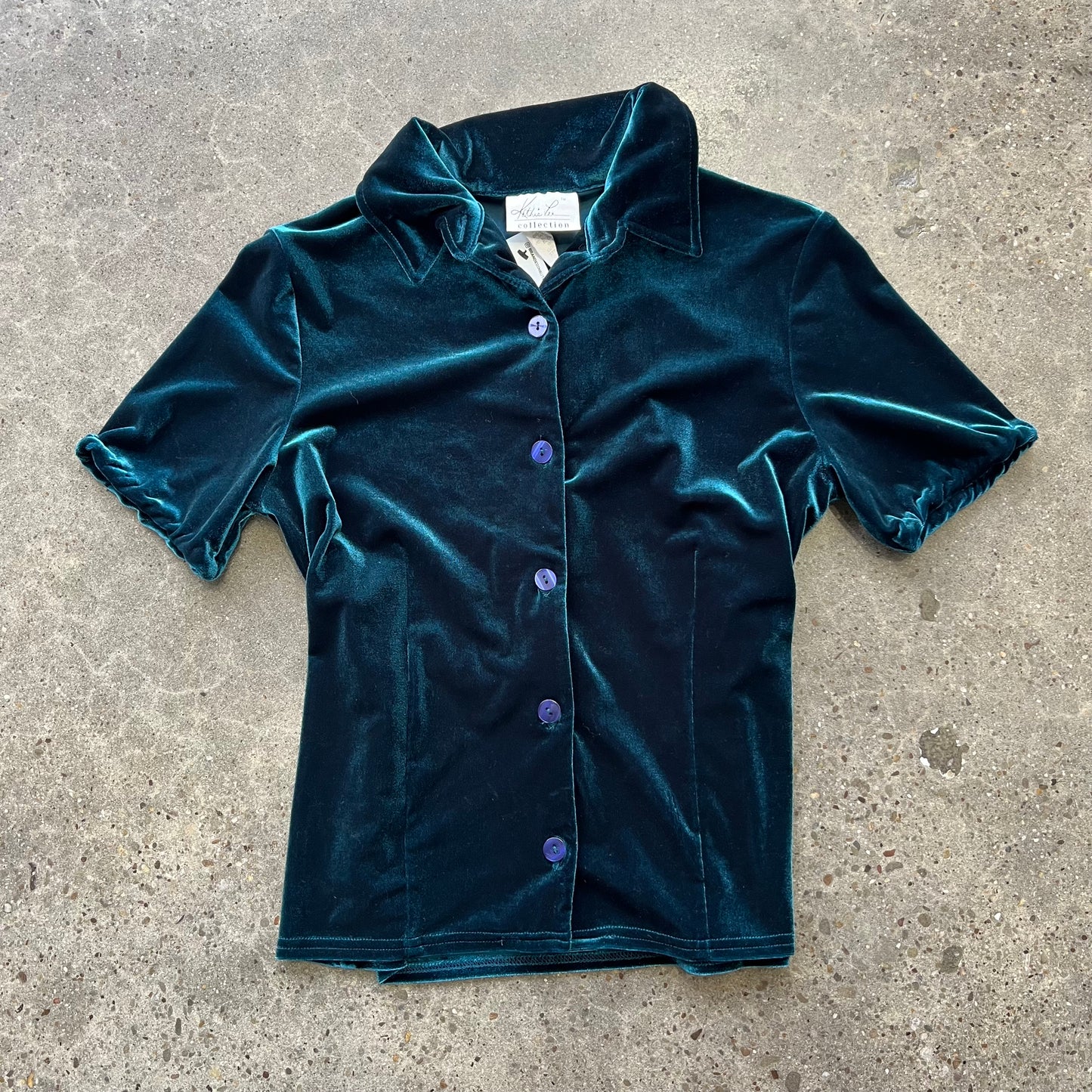 Vintage Kathie Lee Velvet Tee