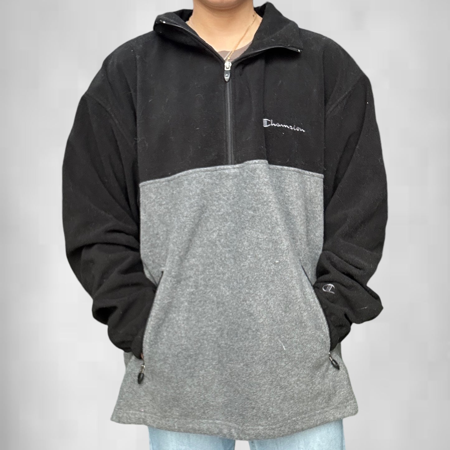 Vintage Champion Fleece Quarter Zip