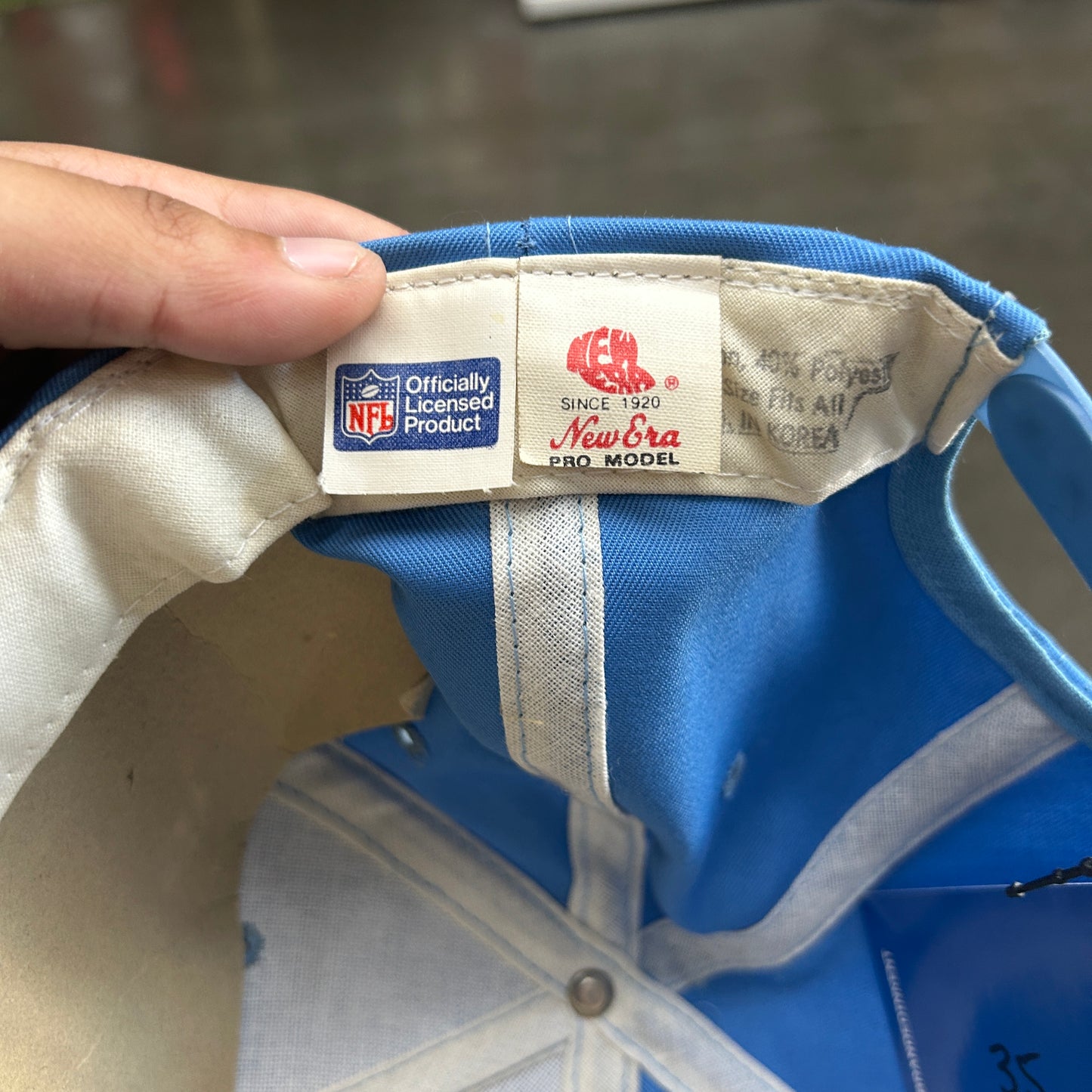 Vintage Houston Oilers New Era Hat