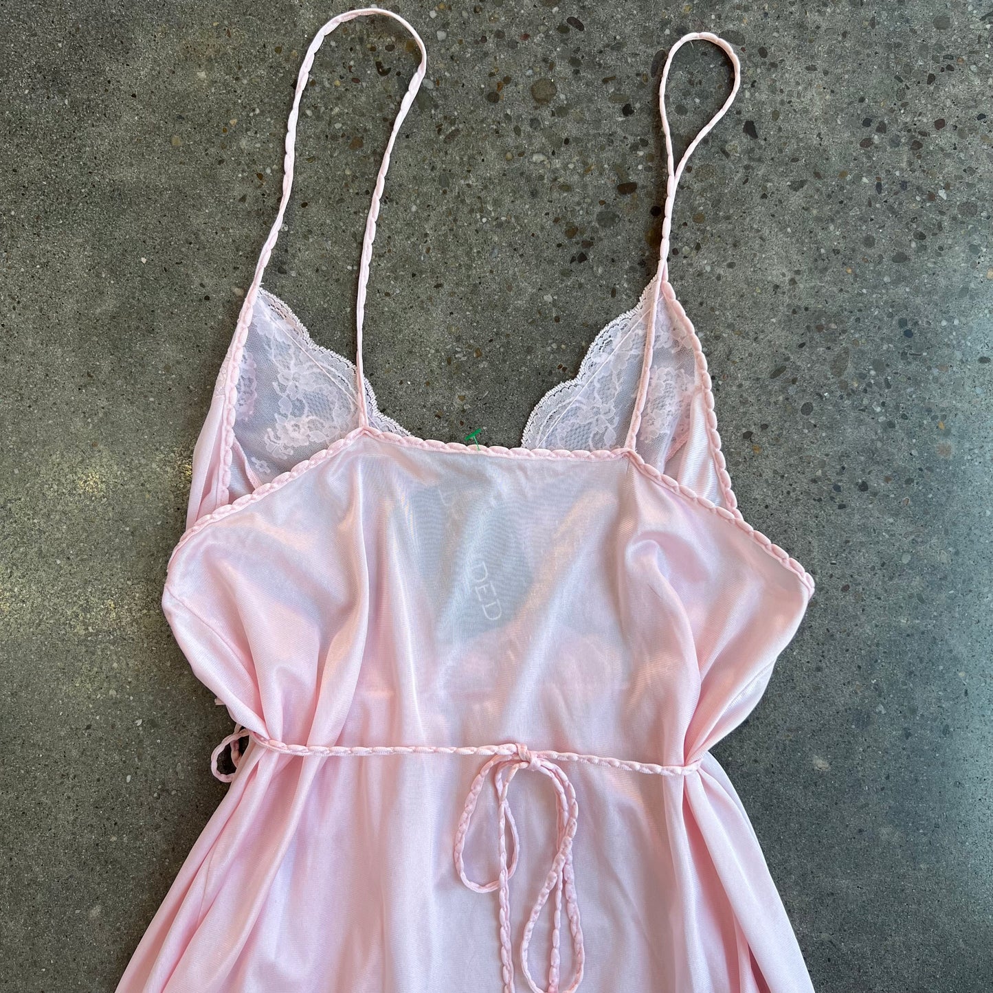 Vintage Pink Slip Dress