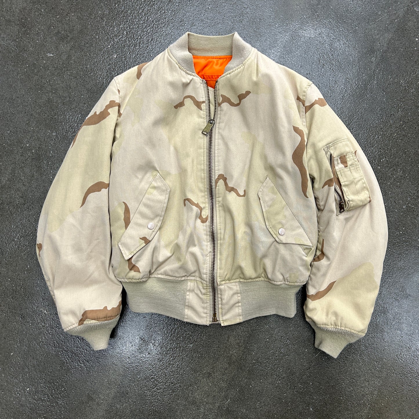 Vintage ALPHA Camo Bomber