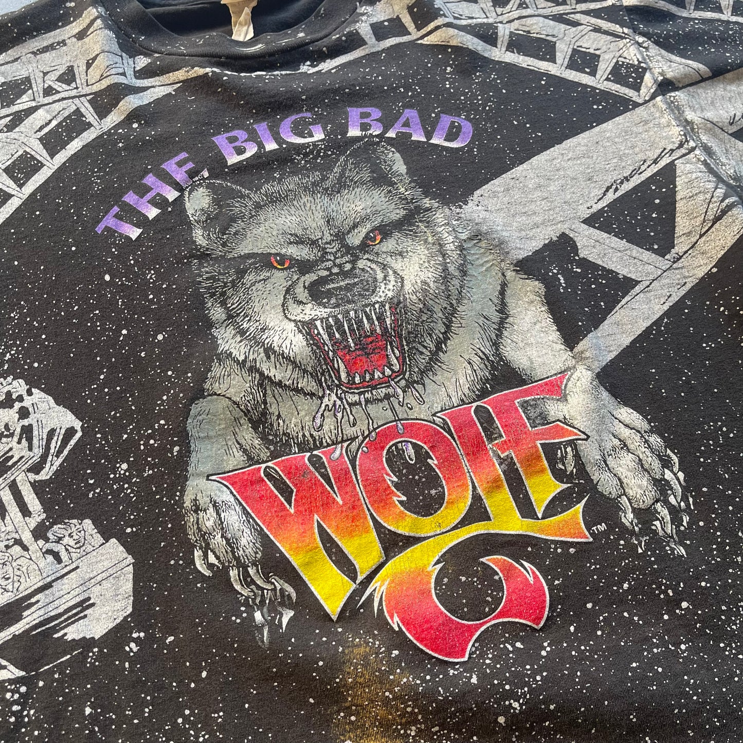 Vintage The Big Bad Wolf AOP Tee