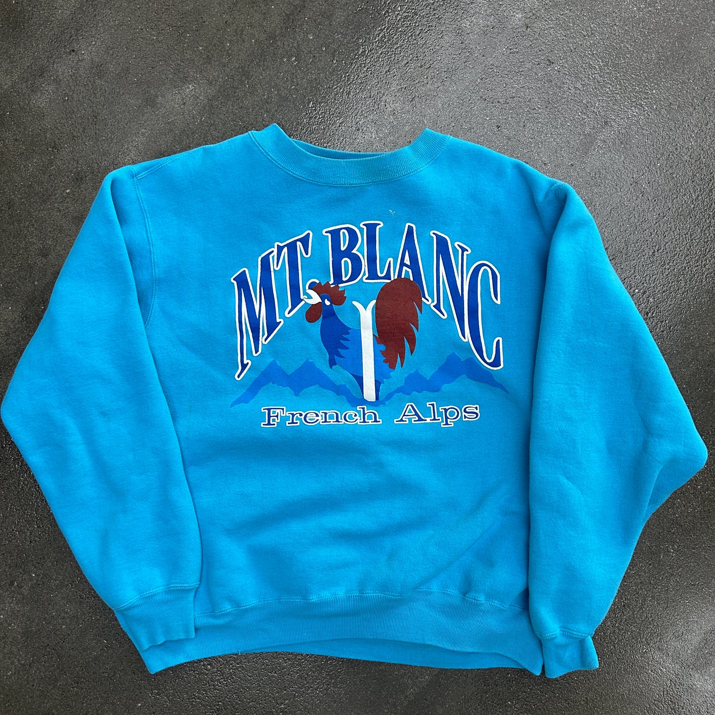 Vintage Mount Blanc French Alps Sweatshirt