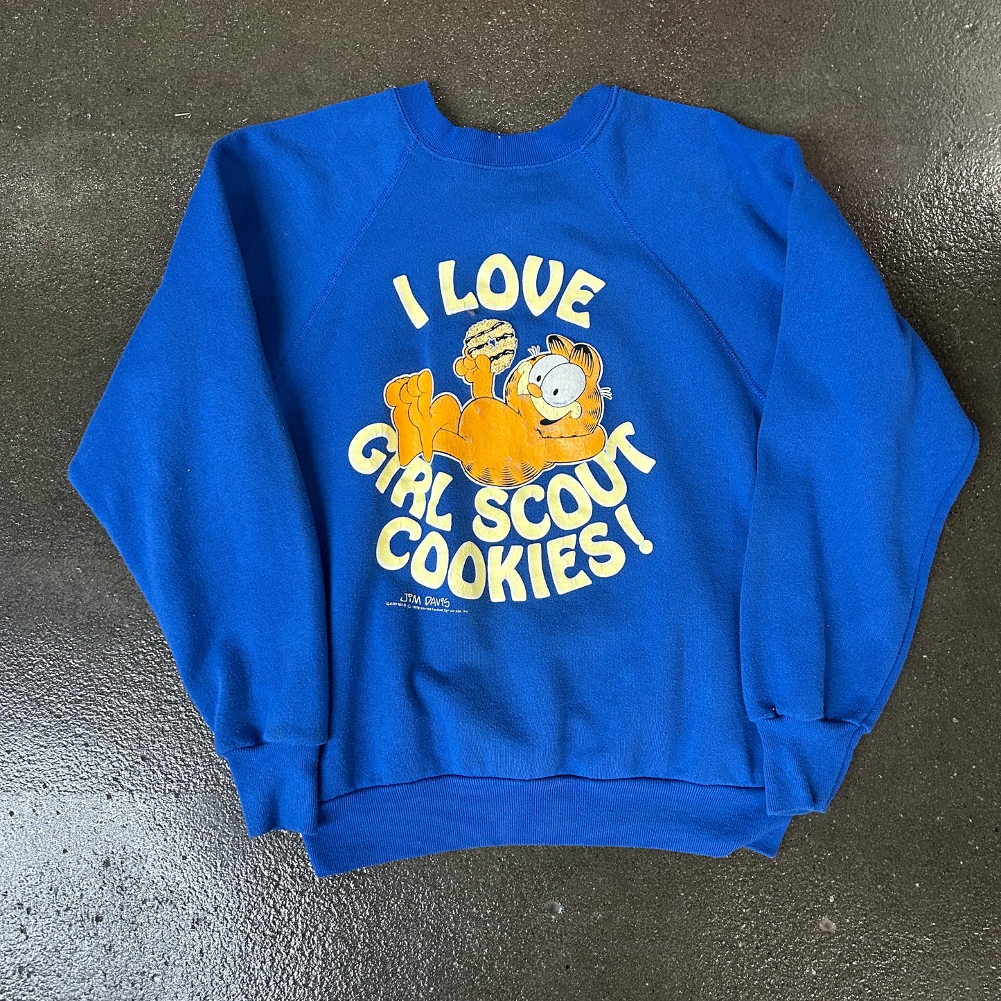 Vintage Garfield Girl Scout Cookies Crewneck