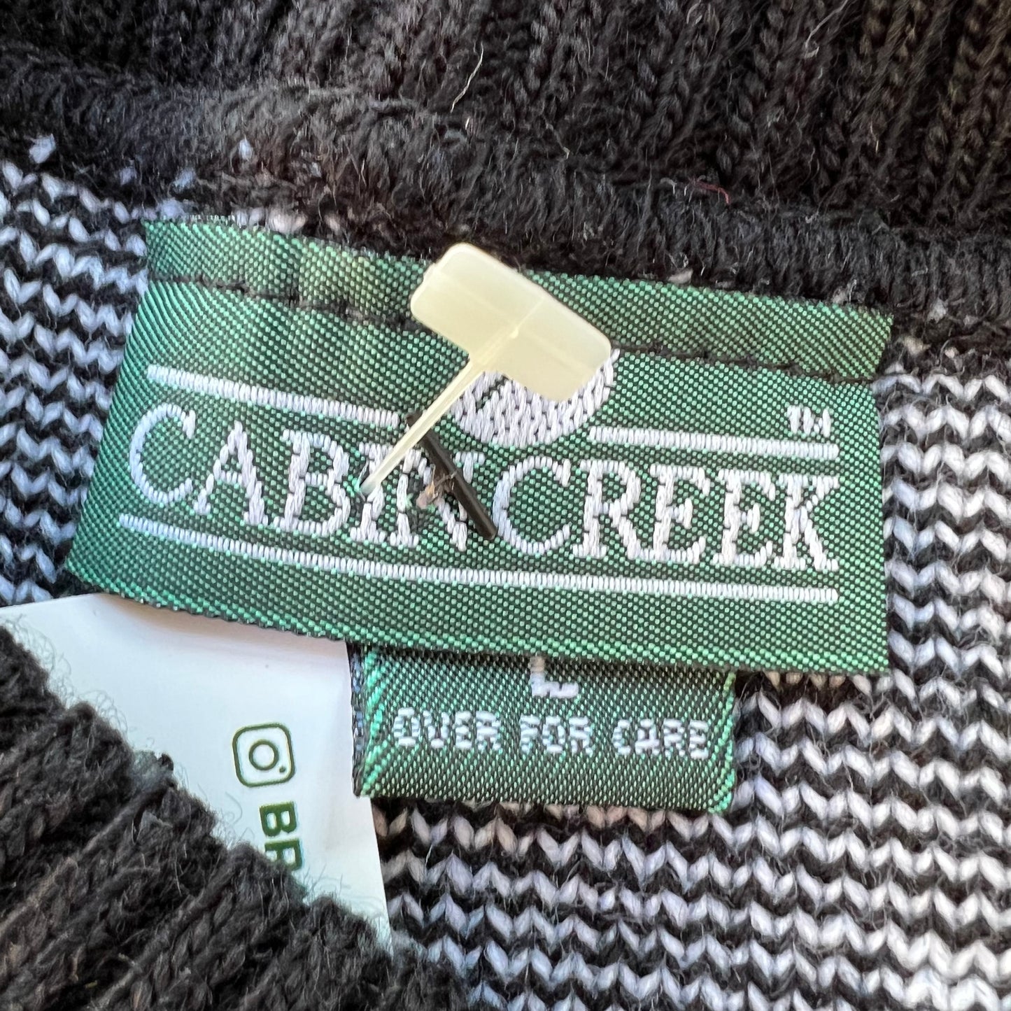 Vintage Cabin Creek Patterned Sweater
