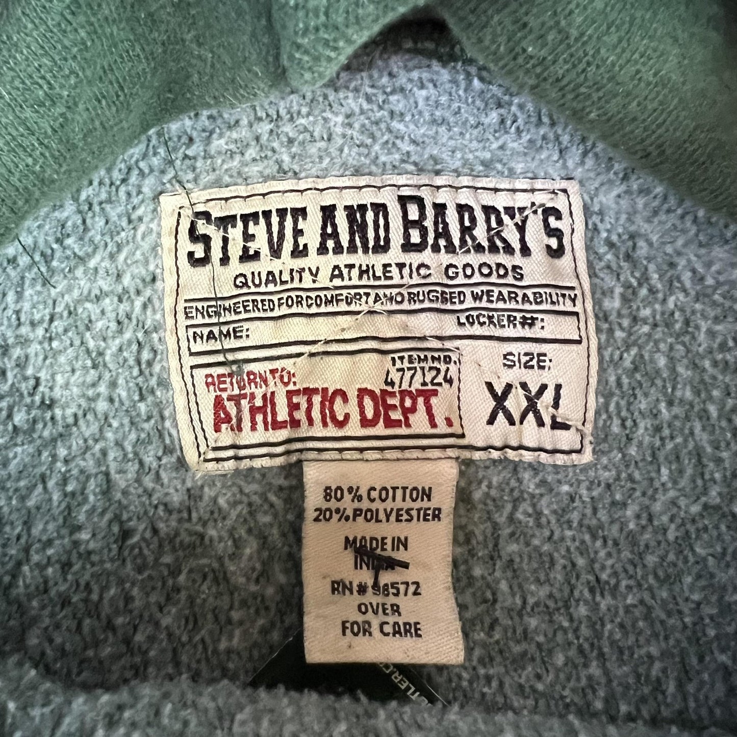 Y2K Distressed Marshall Steve & Barry's Hoodie