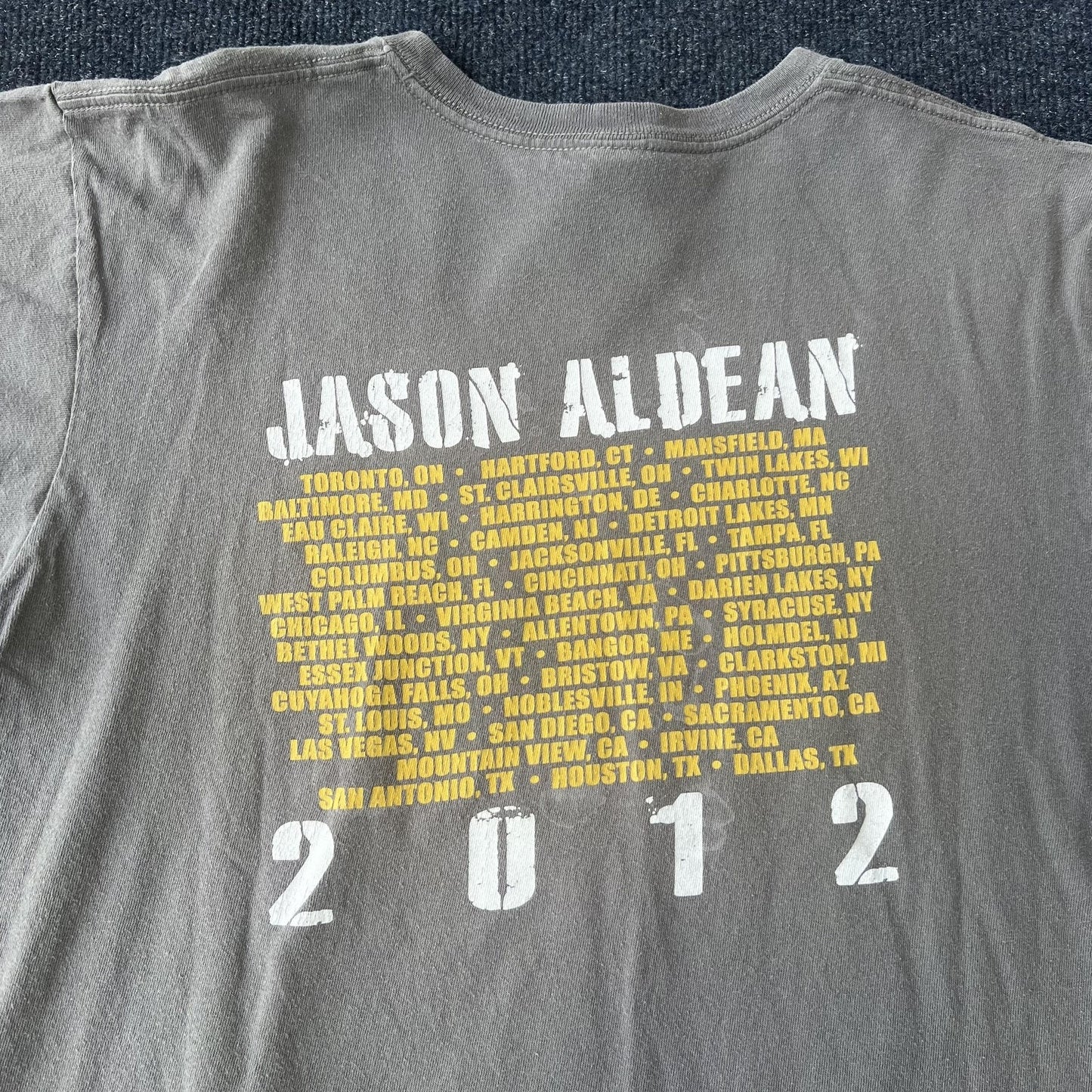 Jason Aldean 2012 Country Music Band Tee