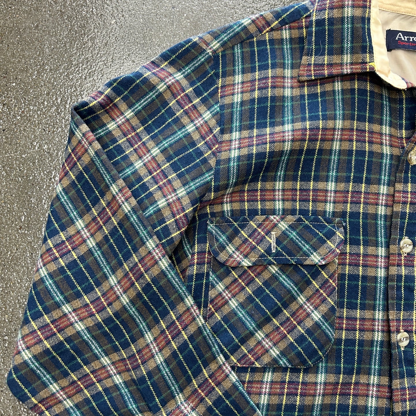 Vintage Arrow Sportswear Acrylic Flannel