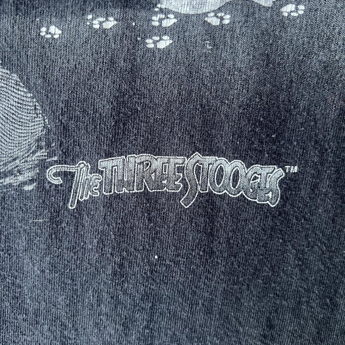Vintage Y2K Three Stooges Investigators Tee
