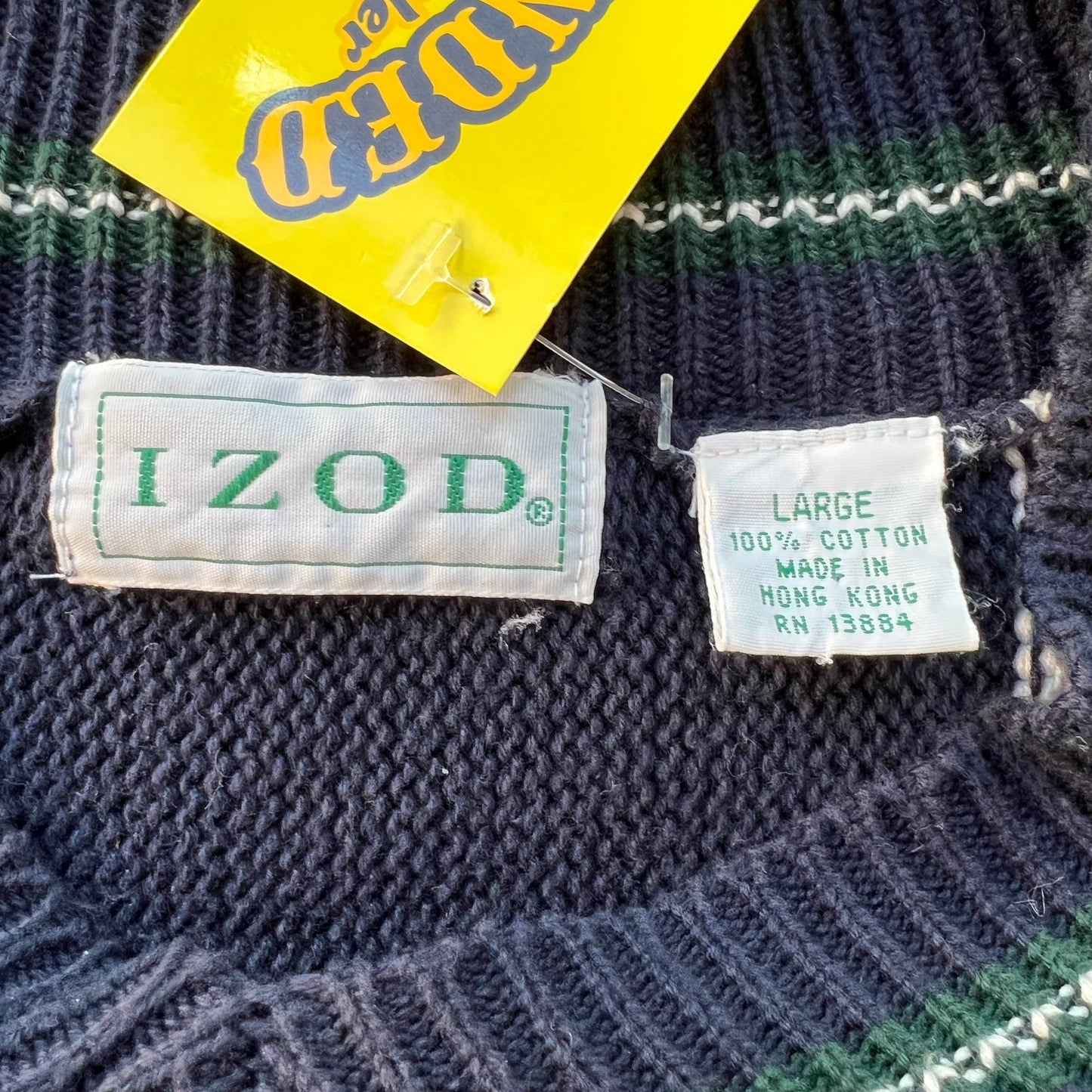 Vintage Izod Cotton Sweater