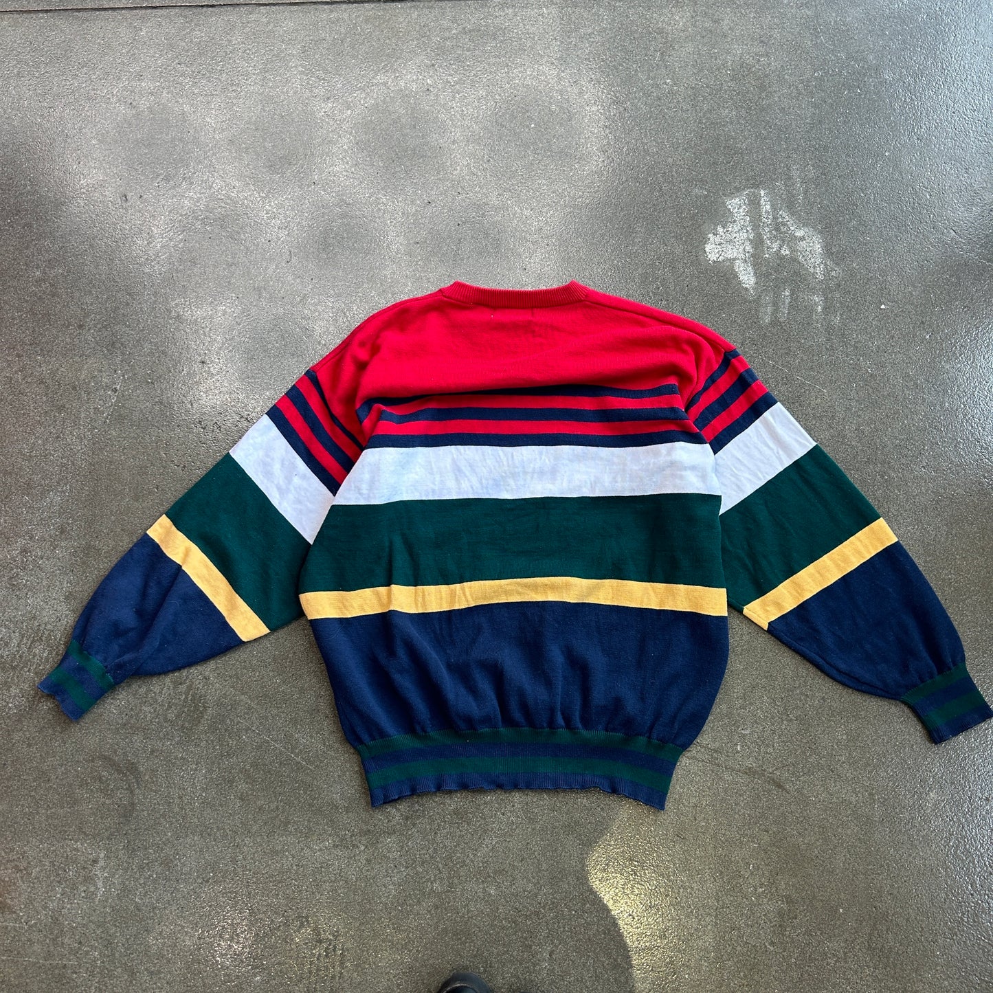 Vintage Cotton Traders Striped Sweater