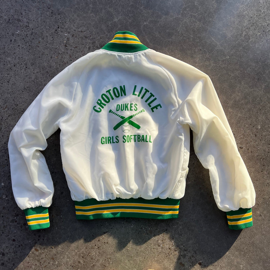 Vintage Croton Girls Softball Jacket